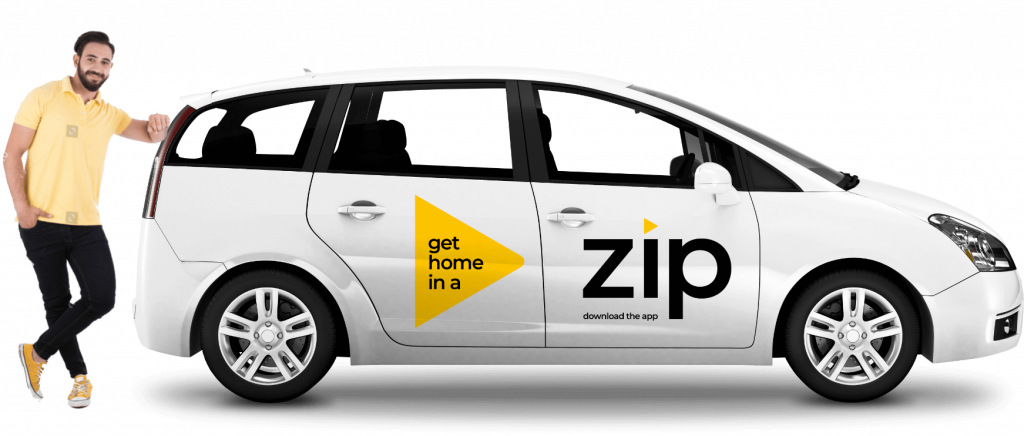 Zip taxi with driver